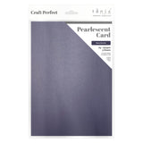 Load image into Gallery viewer, Craft Perfect Pearlescent Card Multipack of 4 Pearlescent Card -Navy Dazzle- A4 - 9505E4