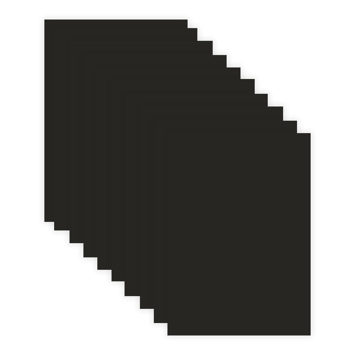 Craft Perfect Smooth Card Craft Perfect - Smooth Card - Jet Black - A4 (10/PK) - 9896E