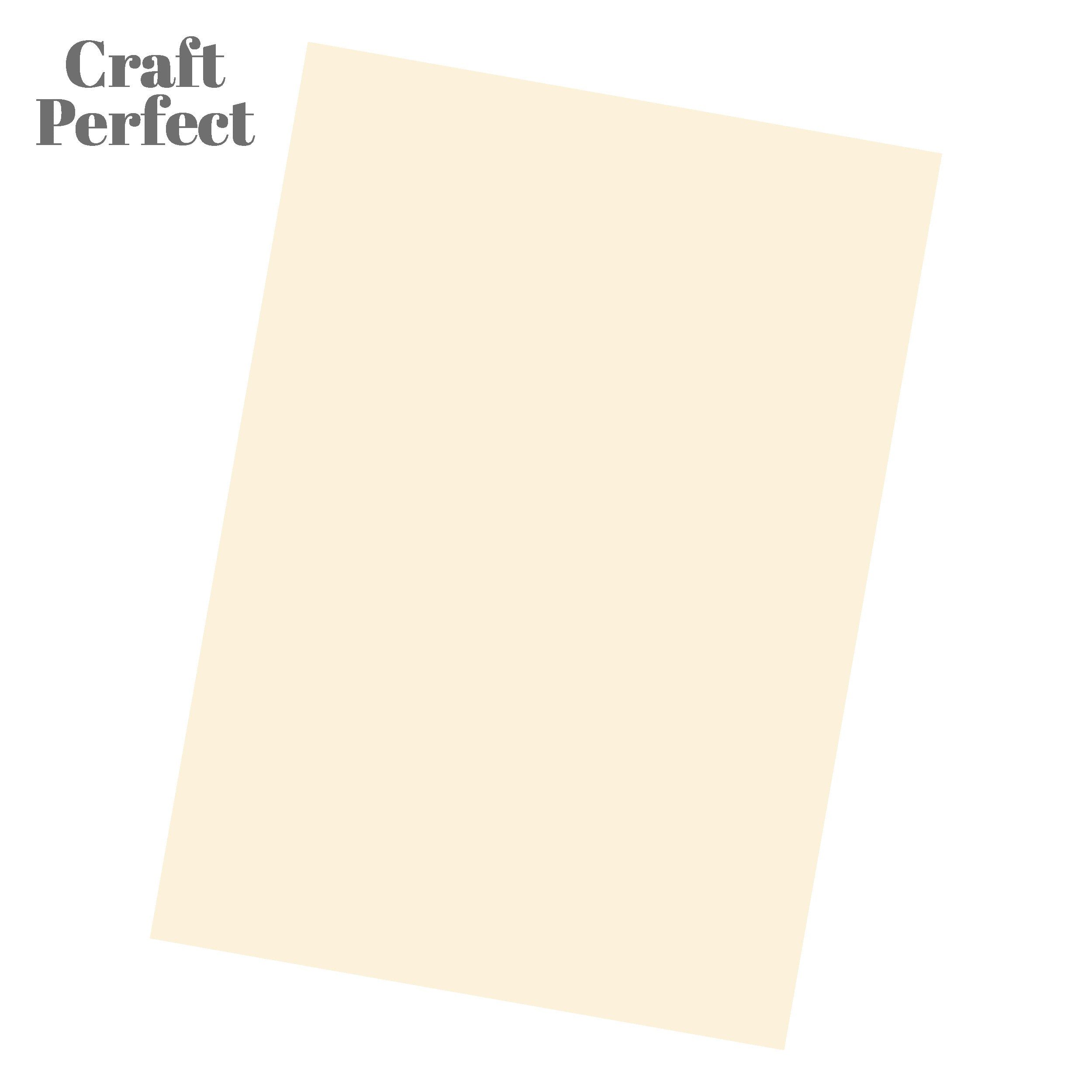 Craft Perfect Smooth Card Multipack of 2 - Smooth Card - Ivory White - A4 - 9897E2