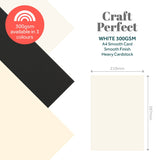 Load image into Gallery viewer, Craft Perfect Smooth Card Multipack of 4 Smooth Card - White - A4 - 9567E4
