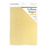 Load image into Gallery viewer, Craft Perfect Vellum Paper Multipack of 2 - Vellum Paper - Pearled Gold - A4 - 9999E2