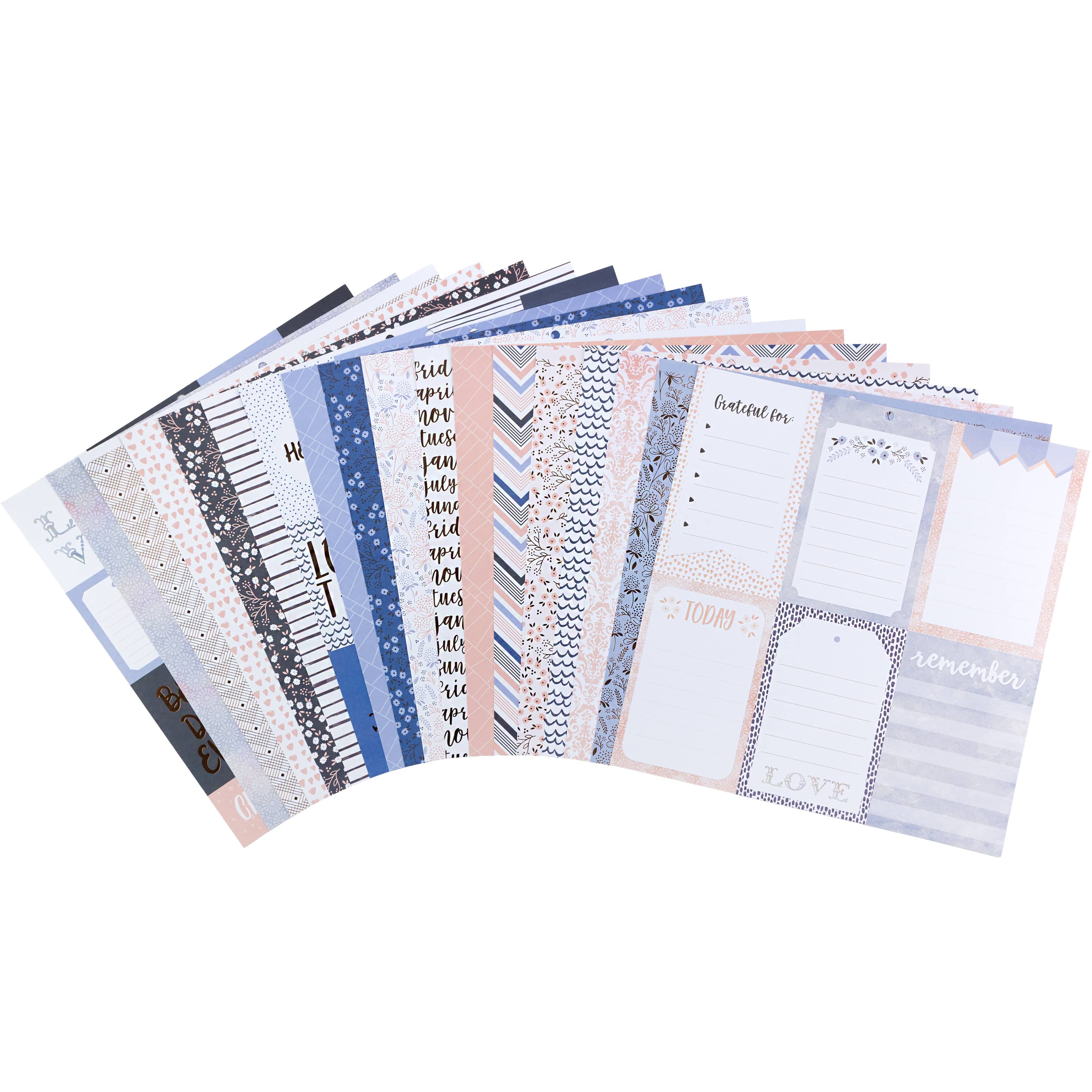 DCWV Cardstock DCWV - Double-Sided 12" x 12" Cardstock Stack - Peri & Peach