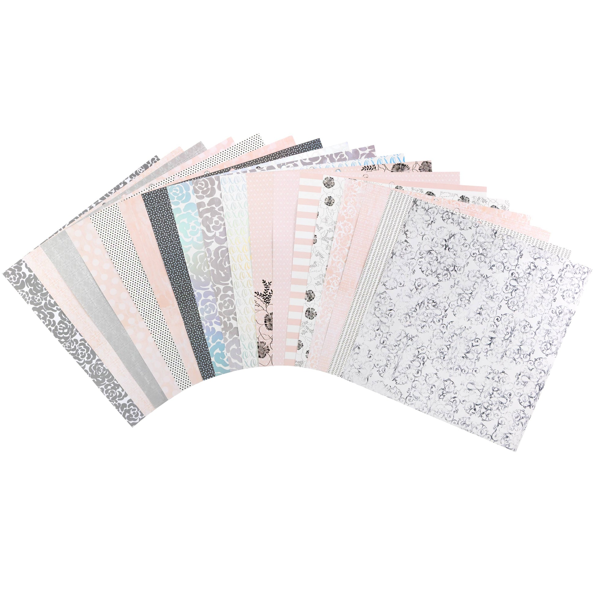 DCWV Cardstock DCWV - Double-Sided 12" x 12" Cardstock Stack - Posh & Pink