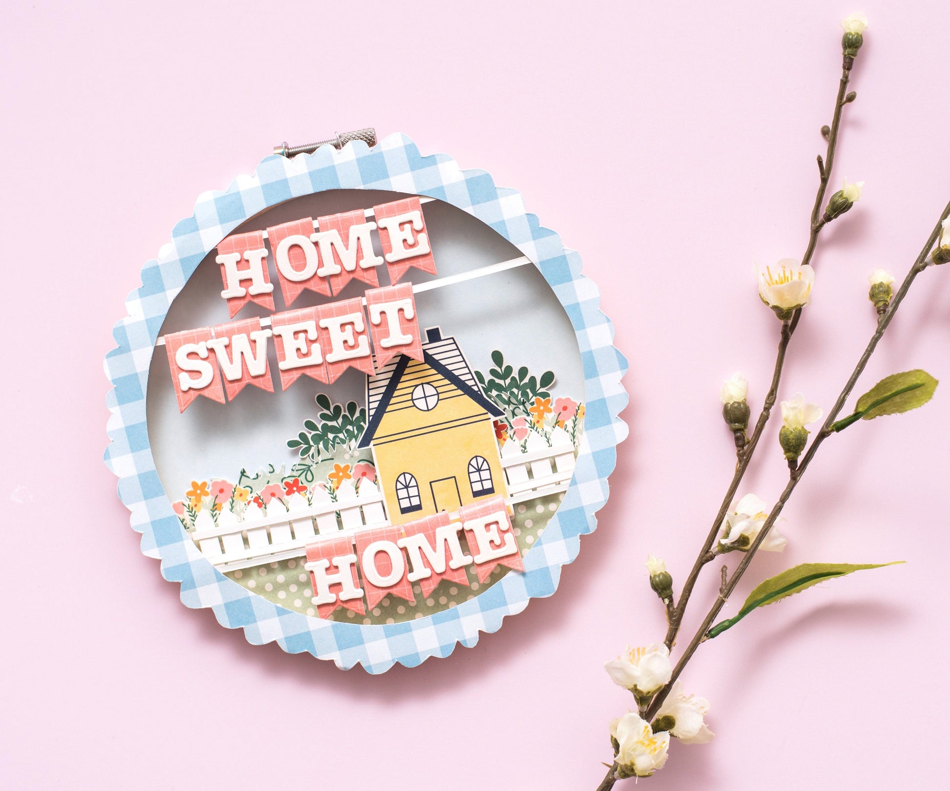 DCWV Cardstock DCWV Double-Sided 12x12" Cardstock Stack - Humble Abode, with Gold Foil