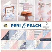 DCWV Cardstock DCWV Double-Sided 12x12" Cardstock Stack - Peri & Peach