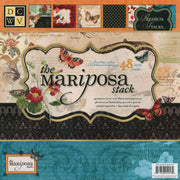 DCWV Cardstock DCWV Single-Sided 12x12" Cardstock Stack - Mariposa