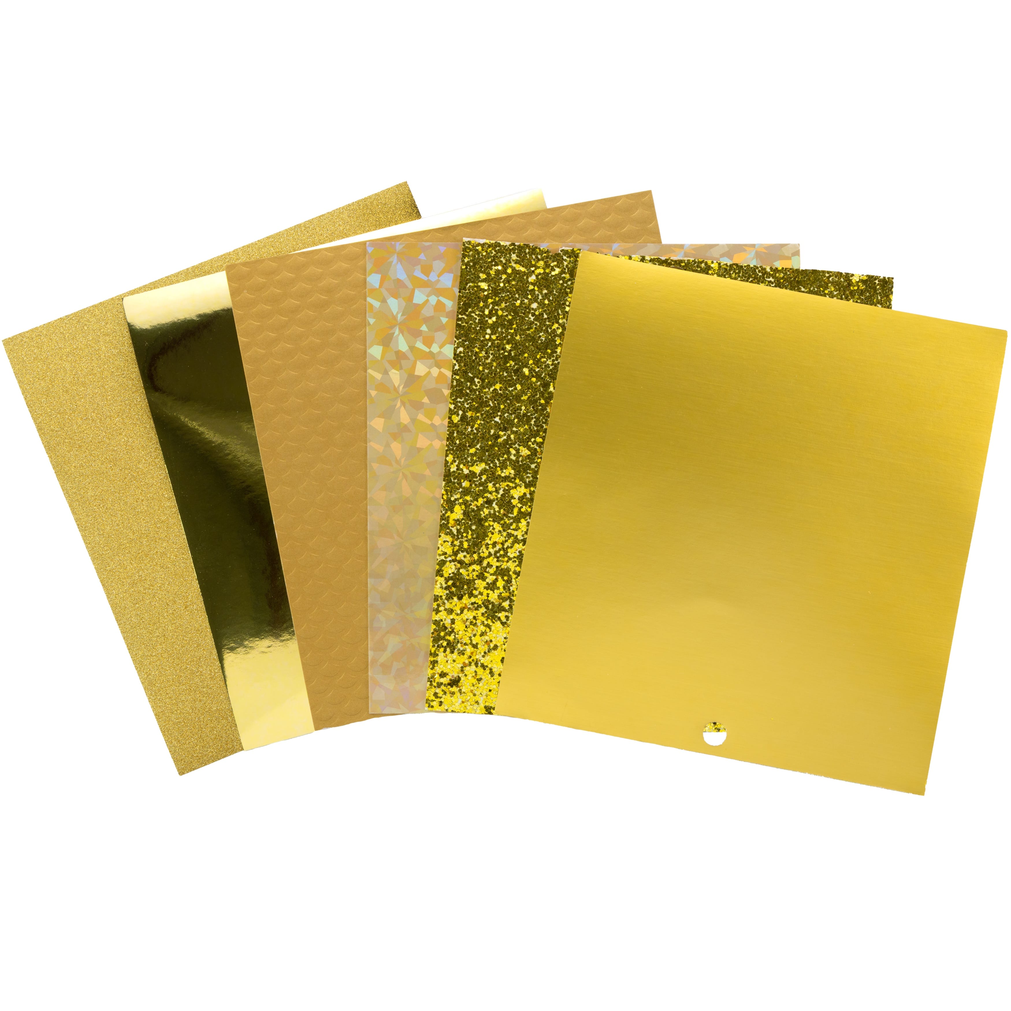 DCWV Cardstock DCWV - Single-Sided 6" x 6" Cardstock Stack - Solid Golds