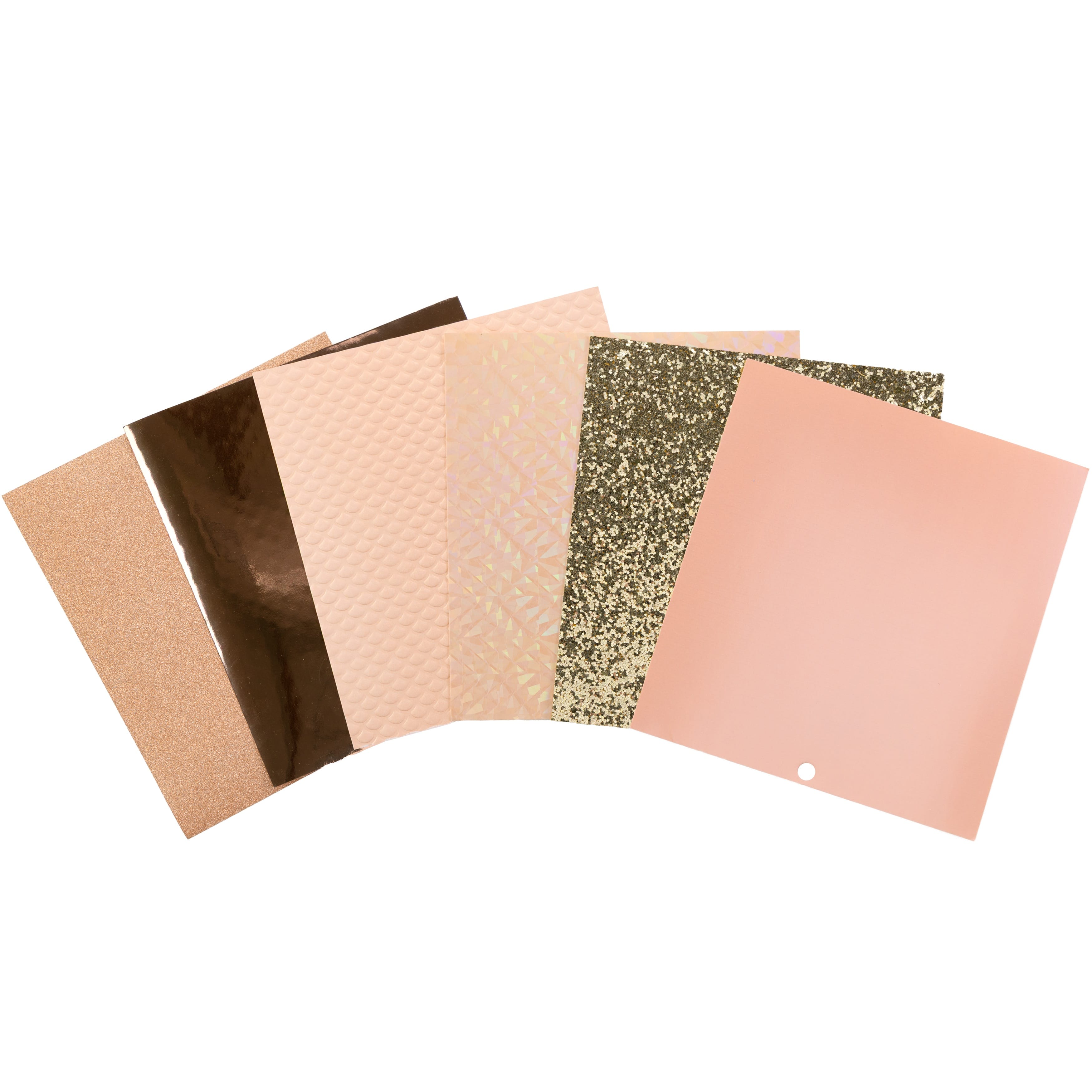 DCWV Cardstock DCWV - Single-Sided 6" x 6" Cardstock Stack - Solid Rose Golds