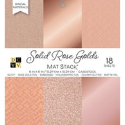 DCWV Cardstock DCWV - Single-Sided 6" x 6" Cardstock Stack - Solid Rose Golds