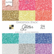 DCWV Cardstock DCWV Single-Sided 6x6" Cardstock Stack - Glitter