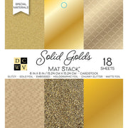DCWV Cardstock DCWV Single-Sided 6x6" Cardstock Stack - Solid Golds