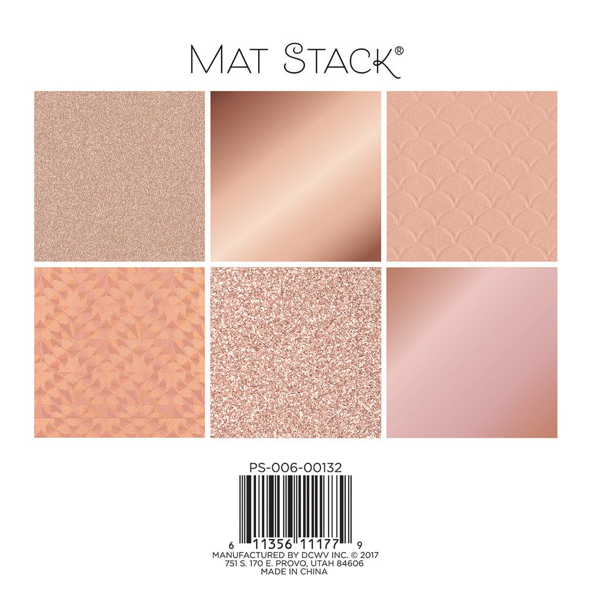 DCWV Cardstock DCWV Single-Sided 6x6" Cardstock Stack - Solid Rose Golds