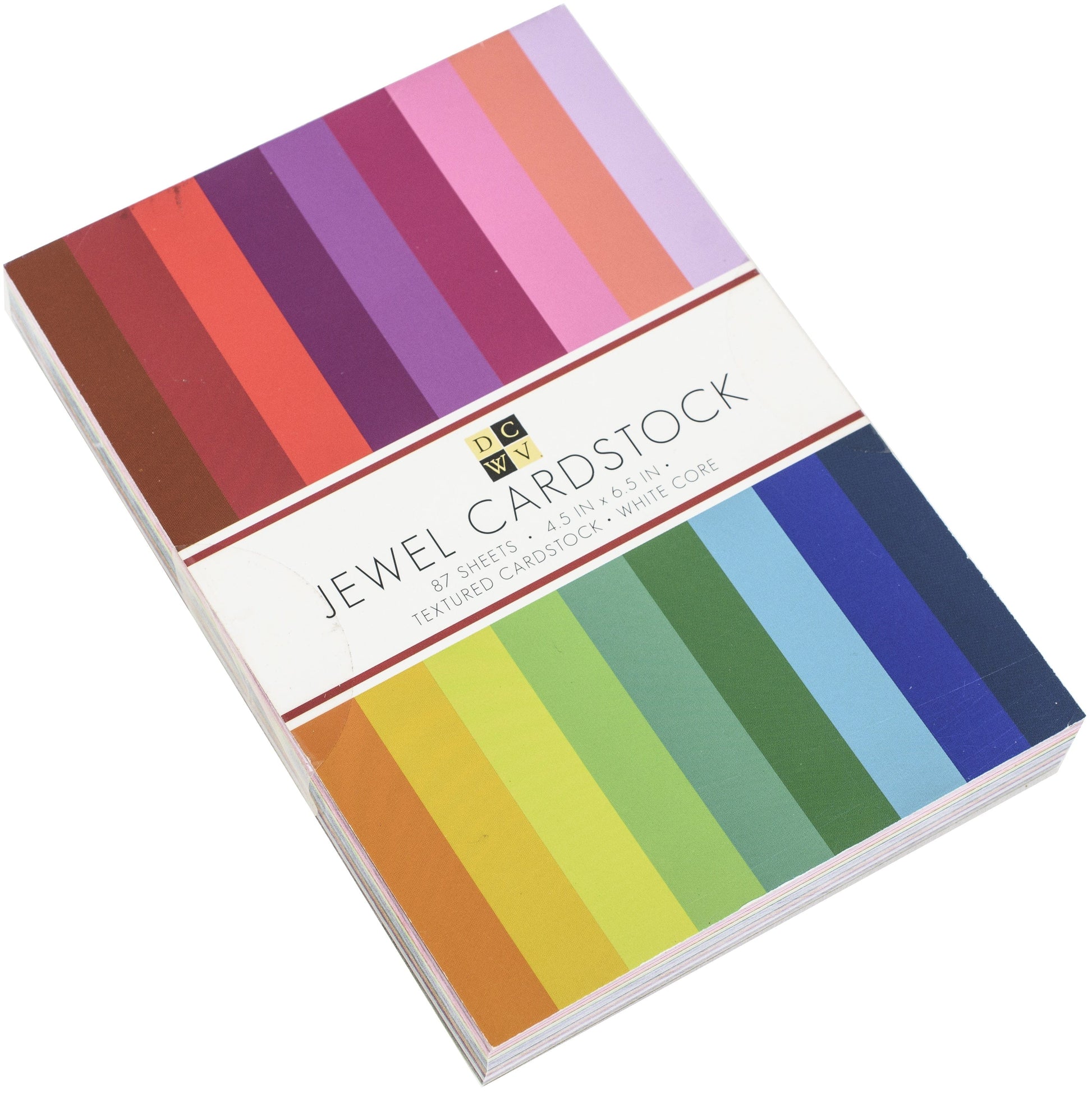 DCWV Cardstock DCWV Single-Sided Mat Stack 4.5x6.5" - Jewels