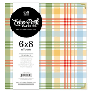 Echo Parks Albums Echo Park - The House at Pooh Corner - Pooh Bear Plaid 6" x 8" Album