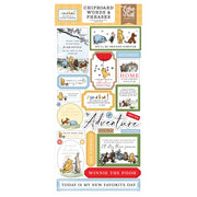 Echo Parks Chipboard Elements Echo Park - The House at Pooh Corner - Adhesive Chipboard Accents