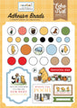 Echo Park - The House At Pooh Corner - Adhesive Brads & Chipboard Elements