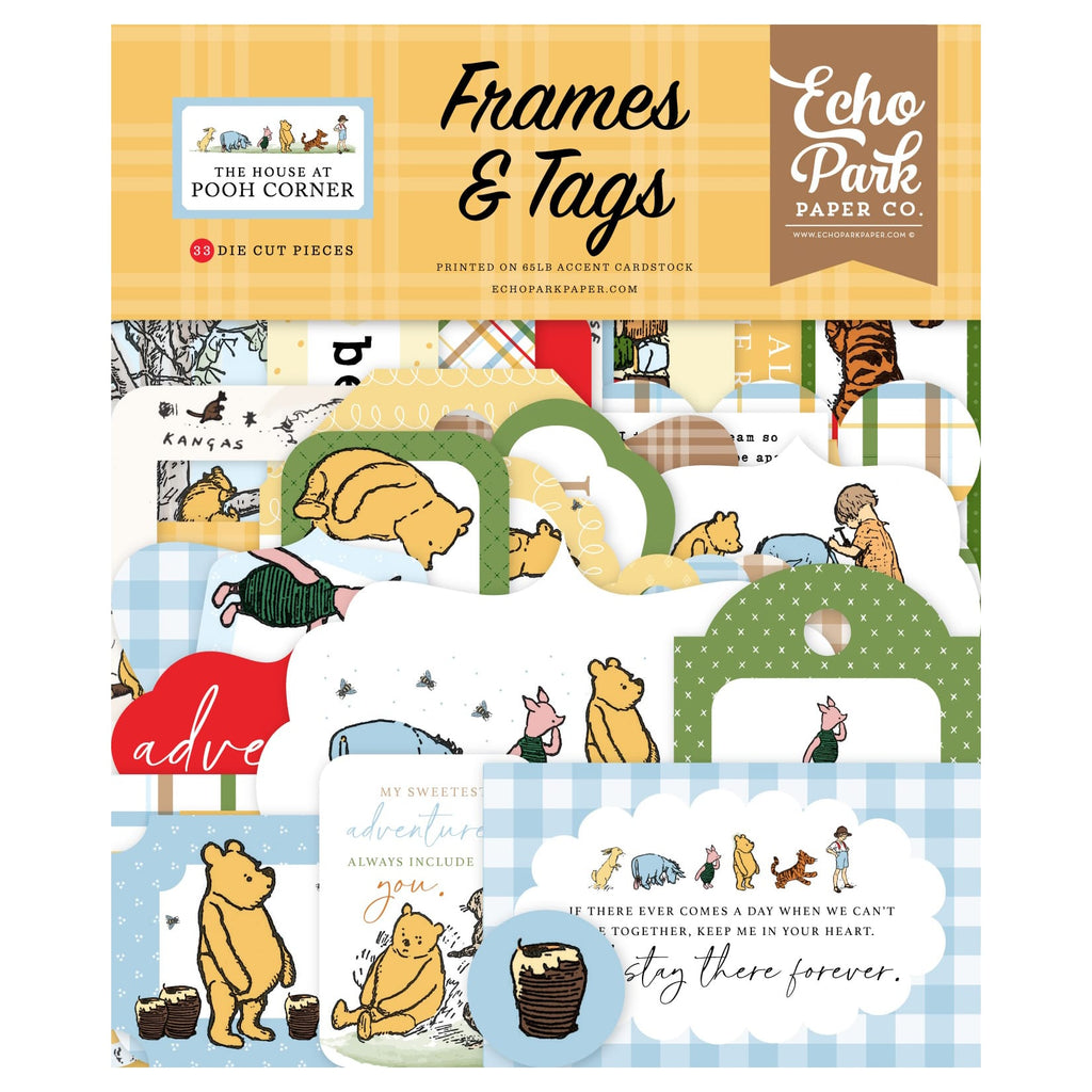 Echo Parks Ephemera Echo Park - The House at Pooh Corner - Frames & Tags