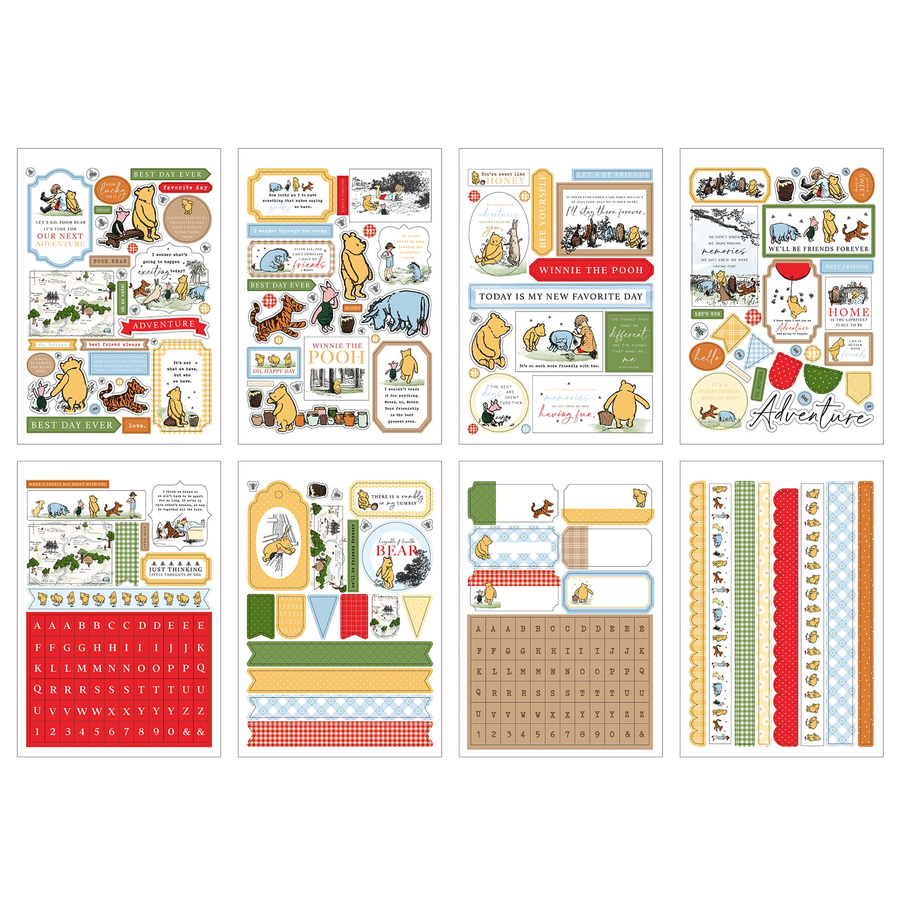 Echo Parks Stickers Echo Park - The House at Pooh Corner - Sticker Book