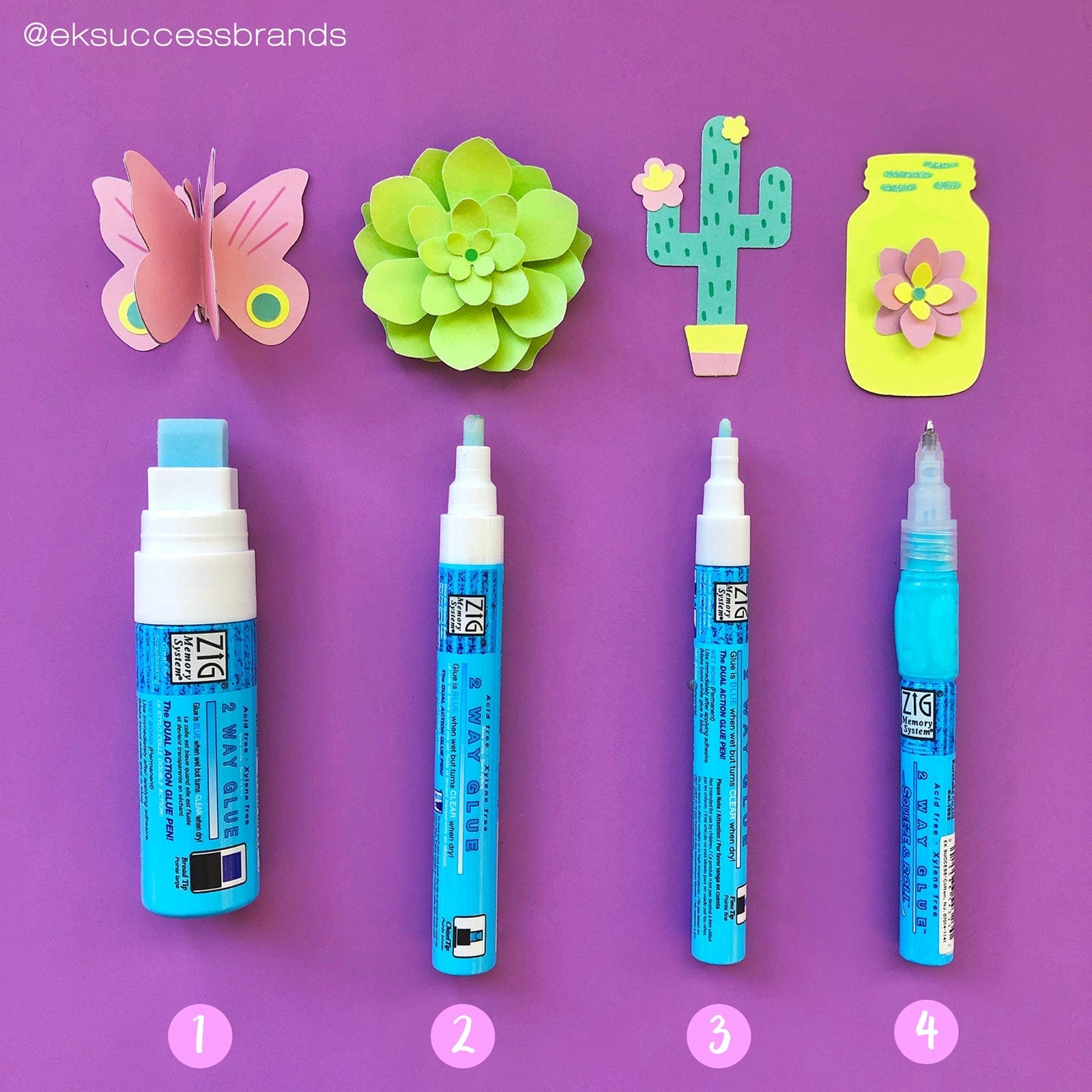 Ek Success Adhesives EK/Zig 2-Way Glue Pen