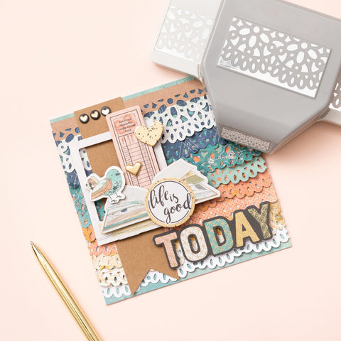 Ek Success EK Tools - Large Edge Paper Punch - Embroidery