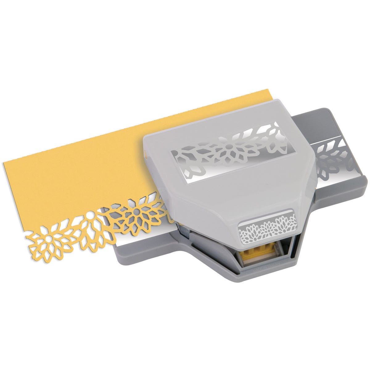 Ek Success Large Edge Punch-Diamond Flowers, 1.25"X2.5"