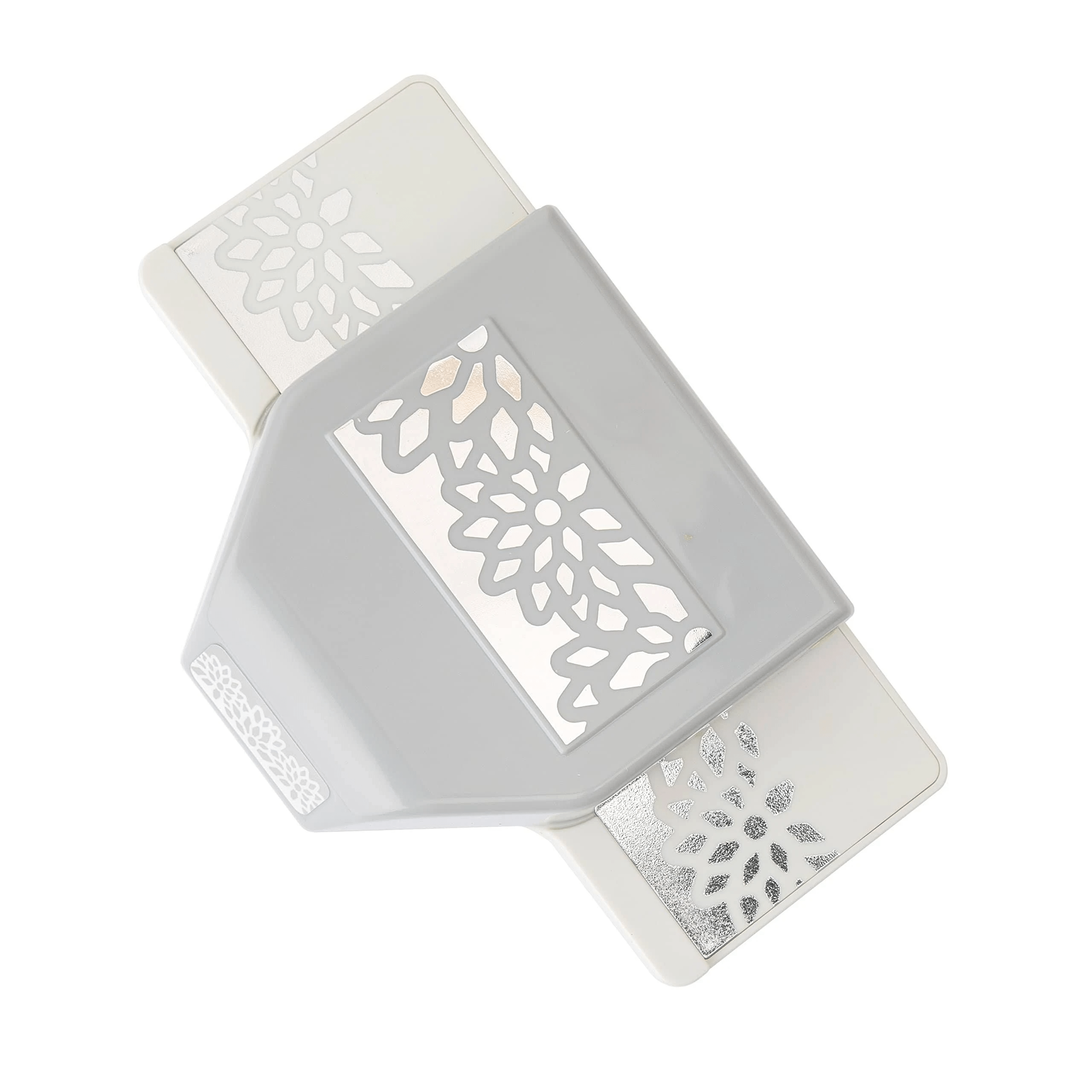 Ek Success Large Edge Punch-Diamond Flowers, 1.25"X2.5"