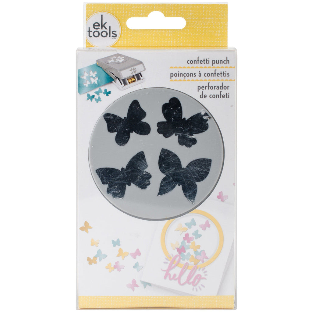 Ek Success Large Punch-Confetti Butterfly