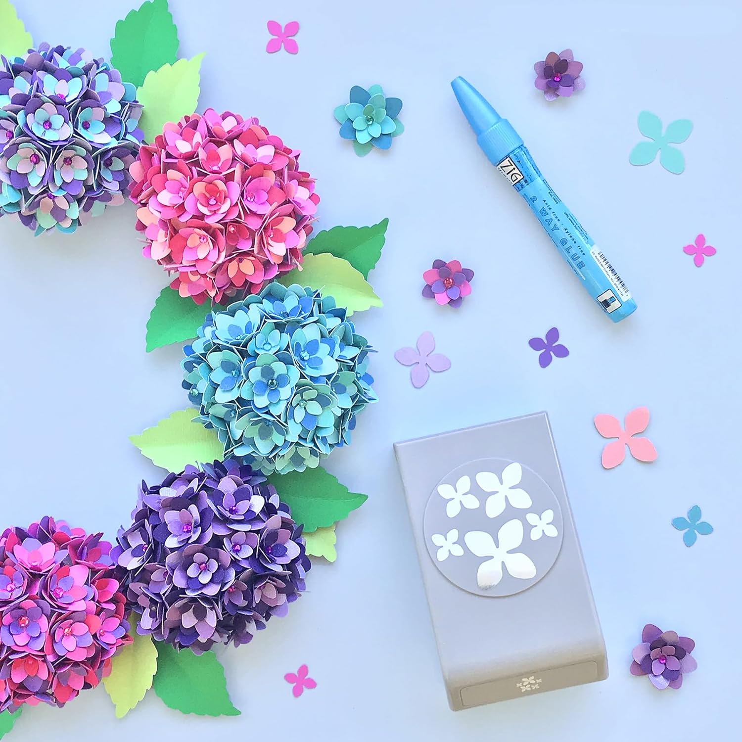Ek Success Punches EK Tools Confetti Hydrangea Paper Punch