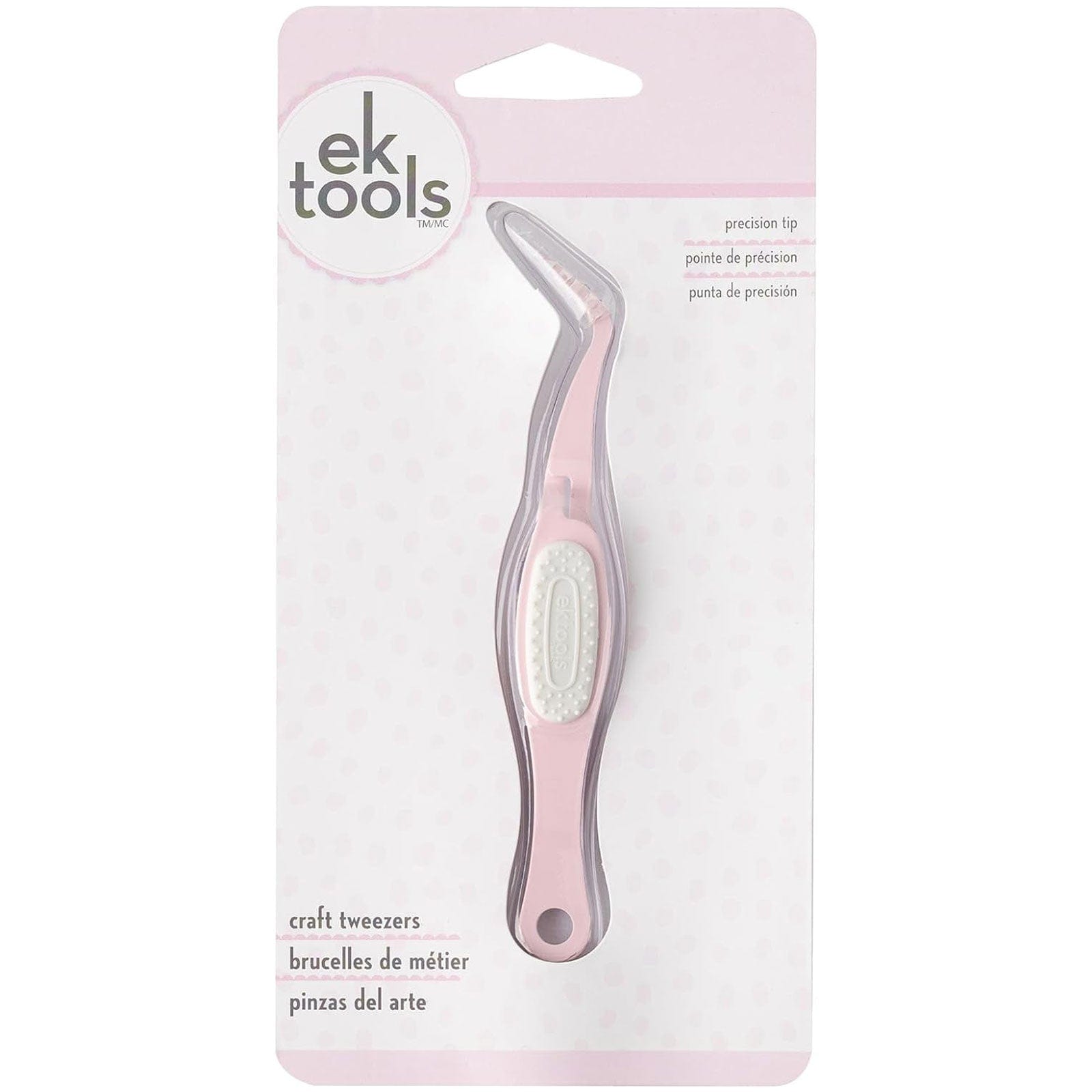 Ek Success Tools EK Tools Pink Precision Tip Craft Tweezers