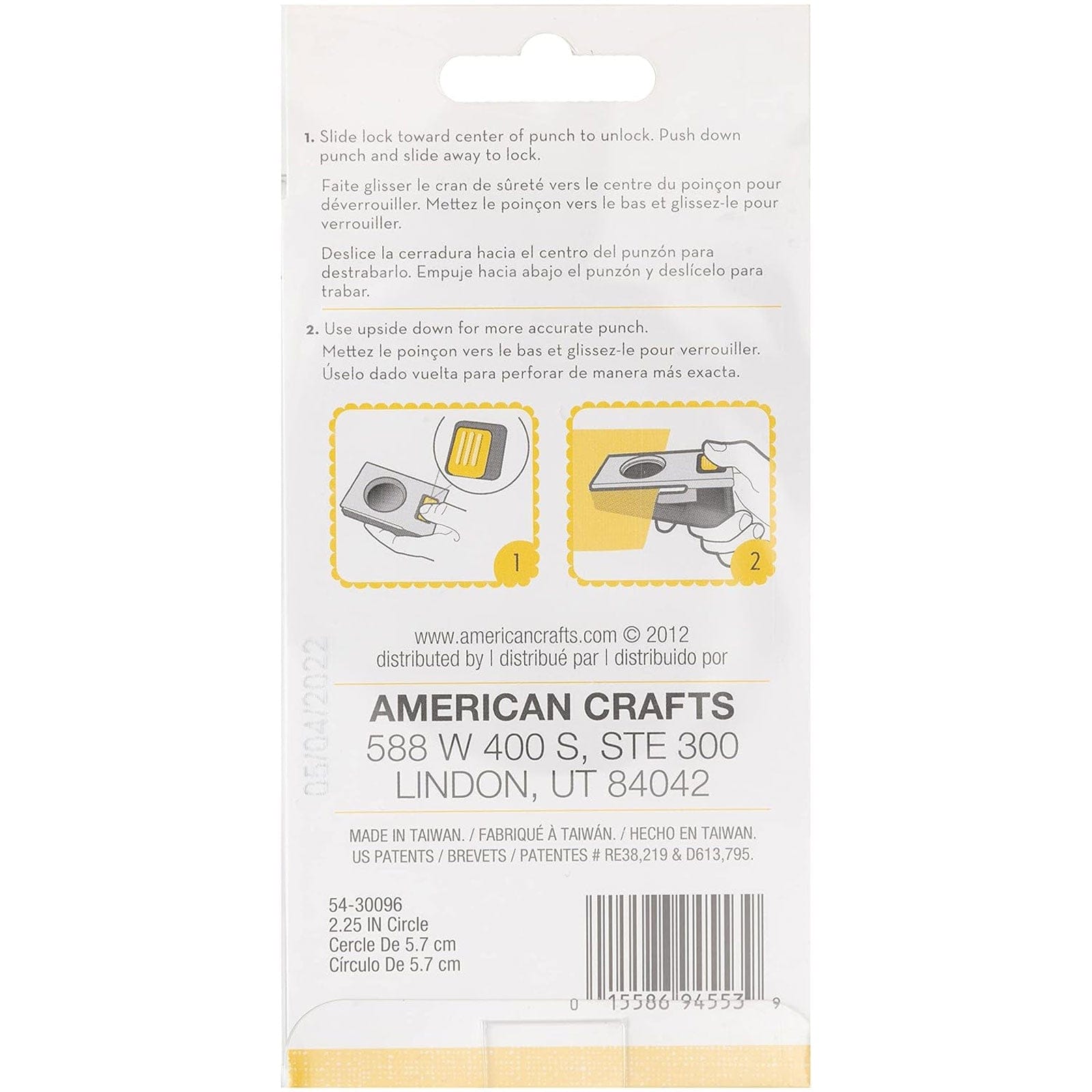 EK Tools Punches EK Tools 2 1/4 Inch Circle Paper Punches