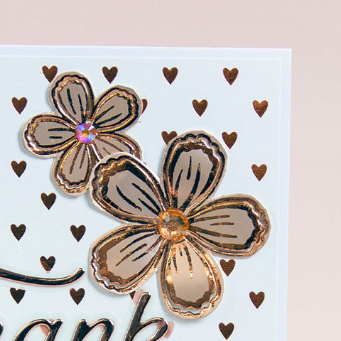 Foil Fusion Adhesives Foil Fusion - Gilded Bouquet Adhesive Sheets - 5580e