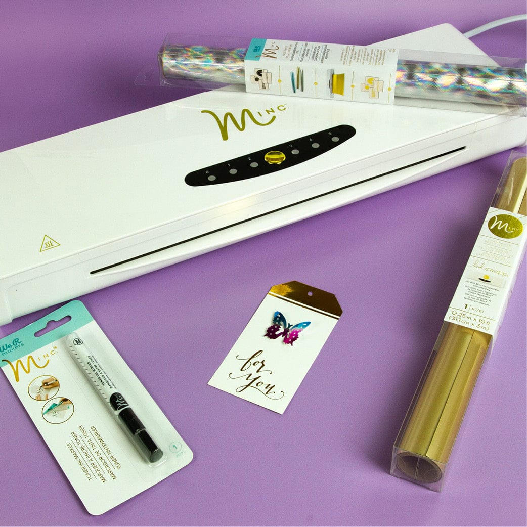 Heidi Swapp Arts & Crafts We R Minc Foil Applicator & Starter Kit (UK Version)-White