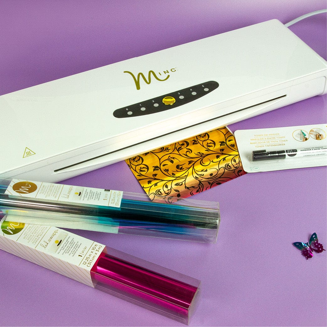 Heidi Swapp Arts & Crafts We R Minc Foil Applicator & Starter Kit (UK Version)-White