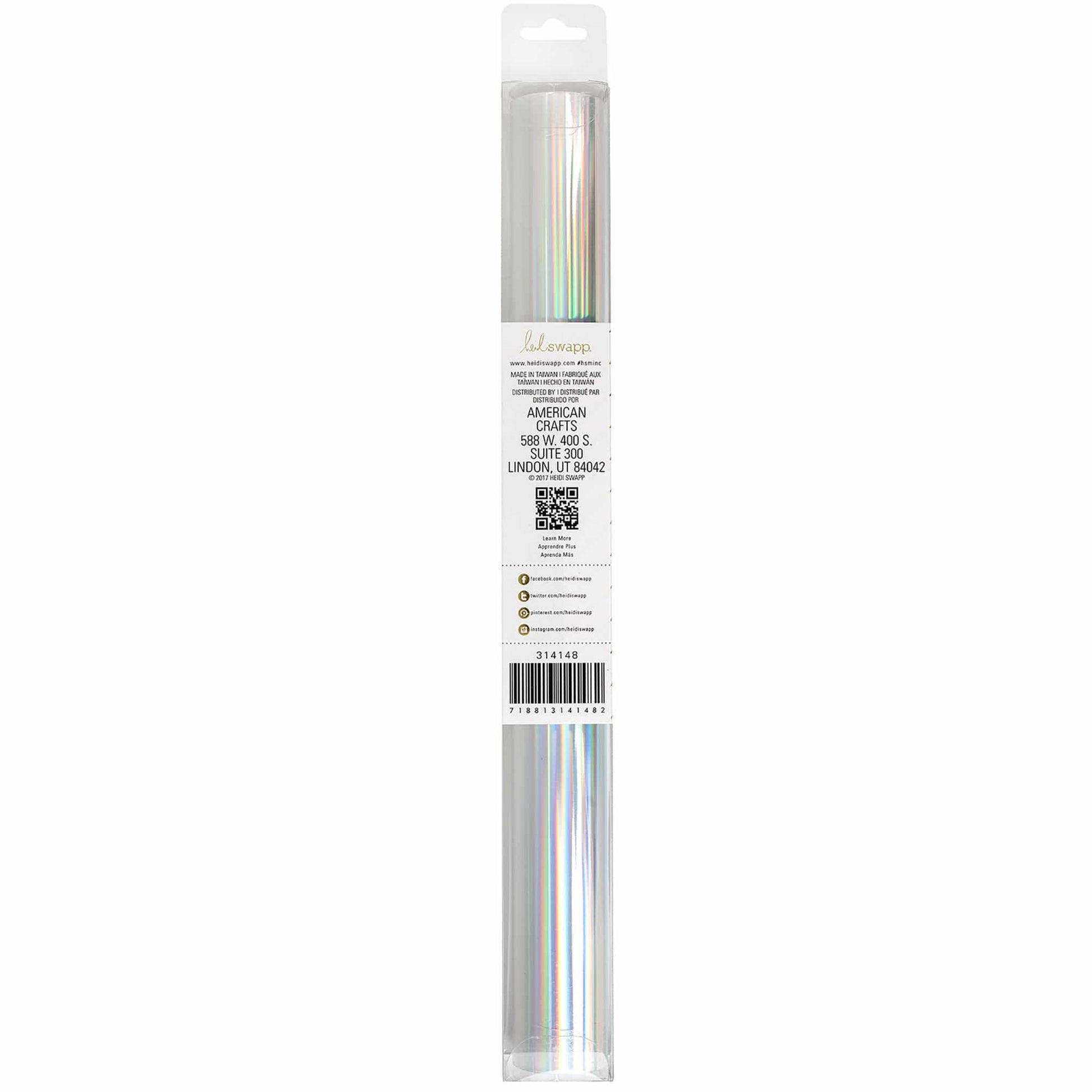 Heidi Swapp Craft Materials Heidi Swapp MINC Reactive Foil Roll – Iridescent – 12" x 5ft