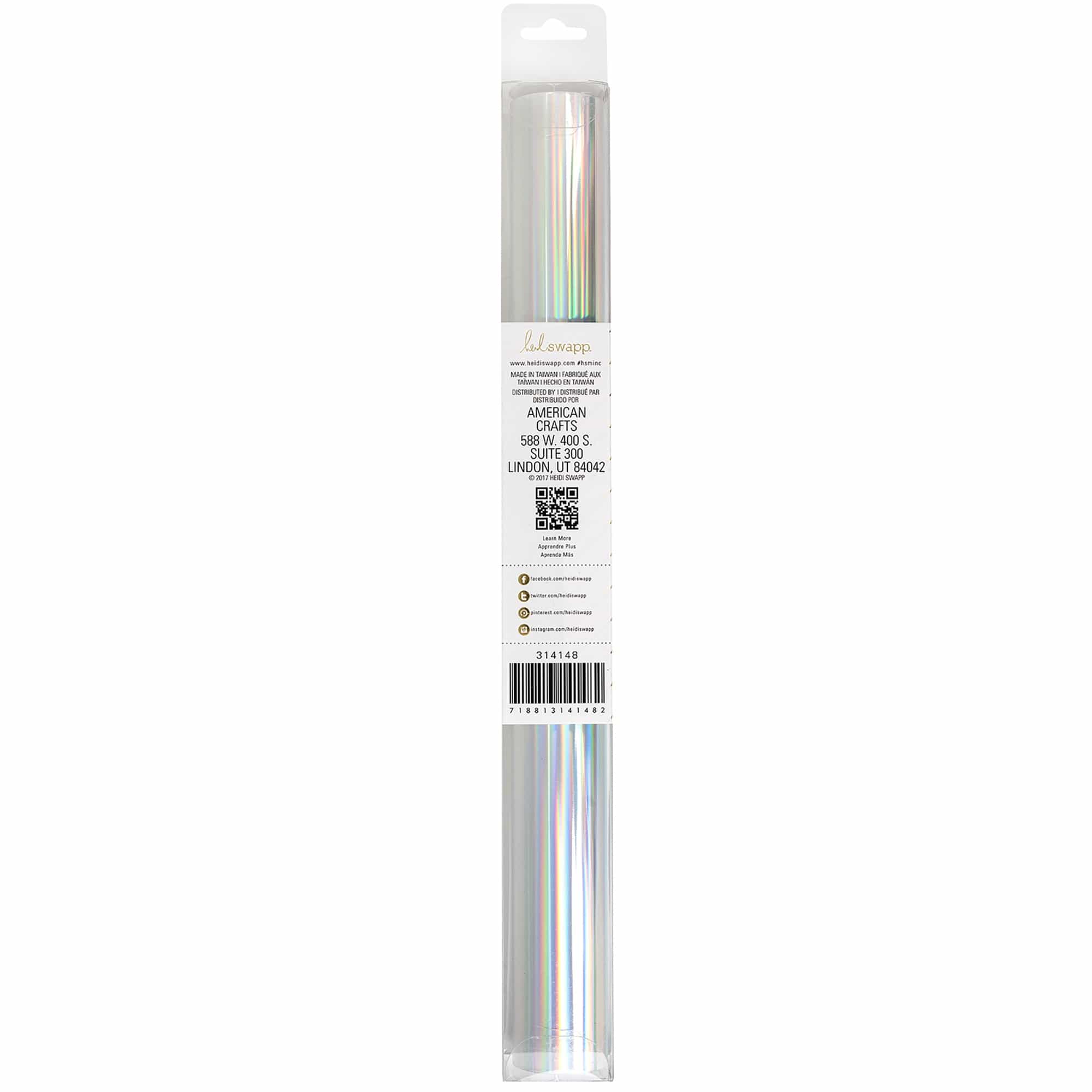 Heidi Swapp Craft Materials Heidi Swapp MINC Reactive Foil Roll – Iridescent – 12" x 5ft