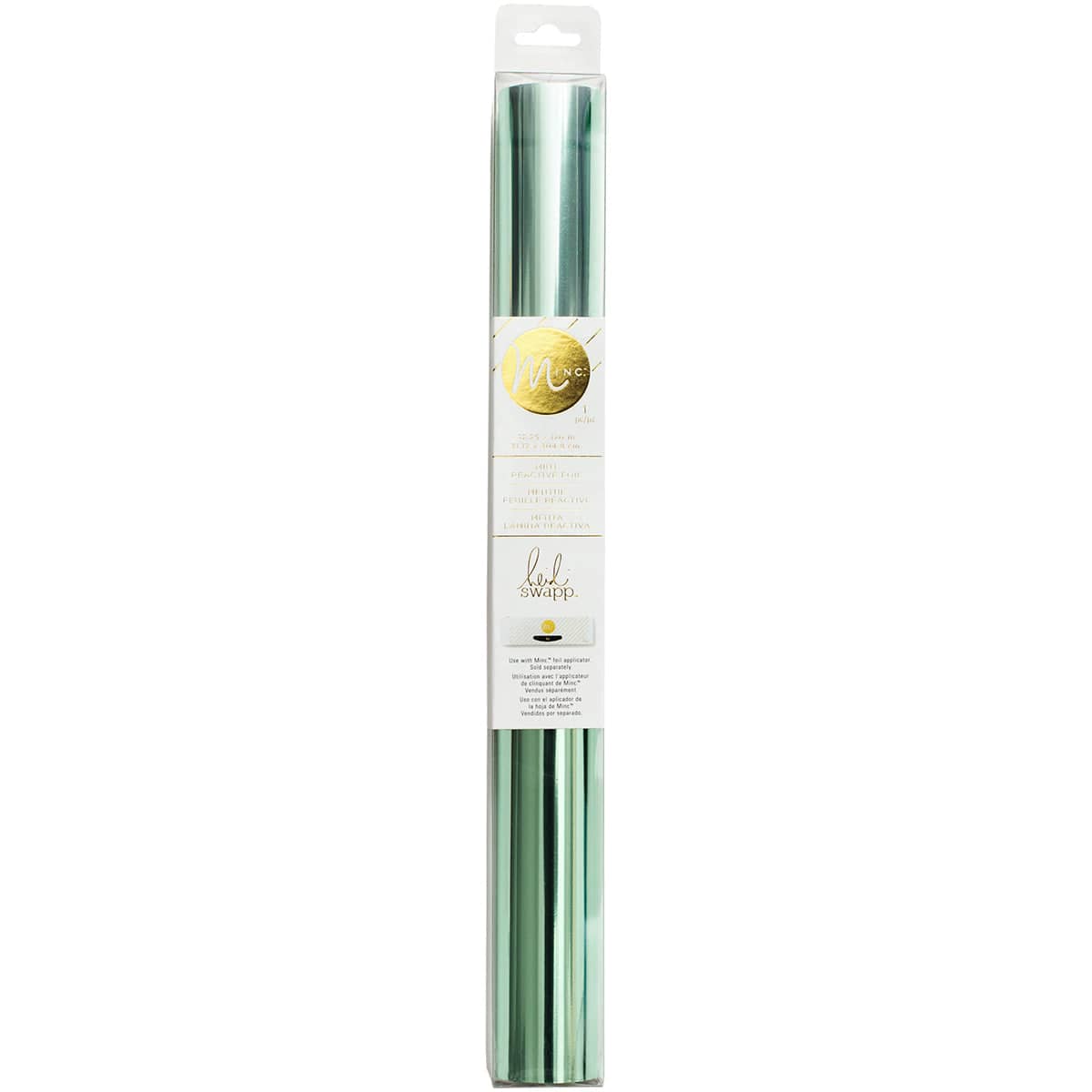 Heidi Swapp Craft Materials Mint - 12.25in x 10ft Heidi Swapp Minc Reactive Foil Roll - Available in Multiple Styles