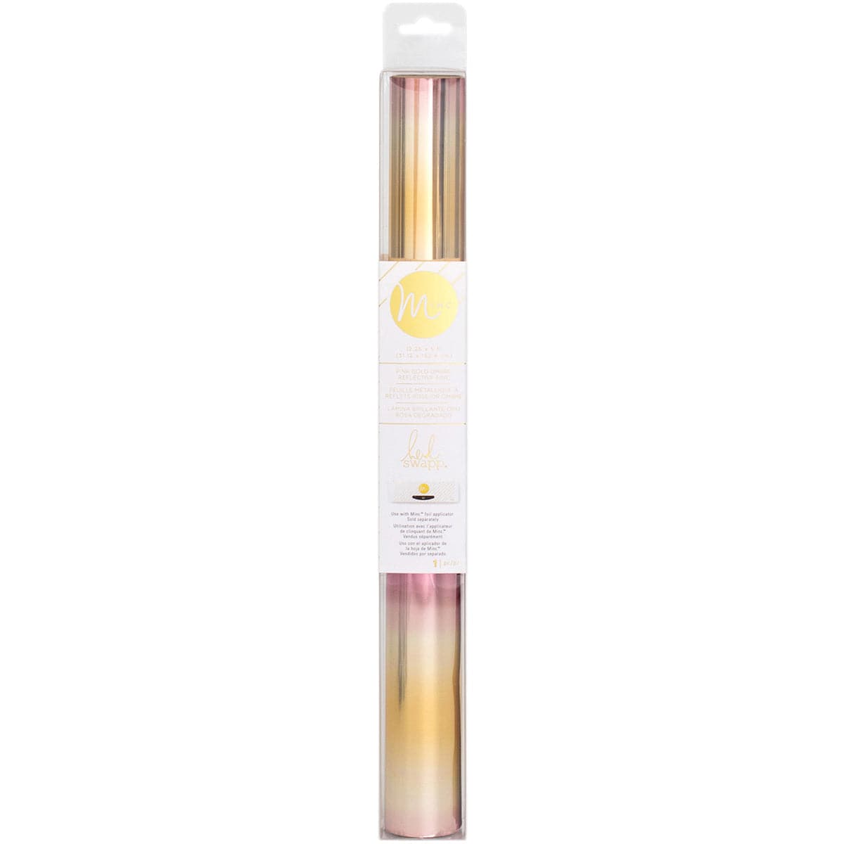 Heidi Swapp Craft Materials Pink/Gold Ombre - 12.25in x 5ft Heidi Swapp Minc Reactive Foil Roll - Available in Multiple Styles