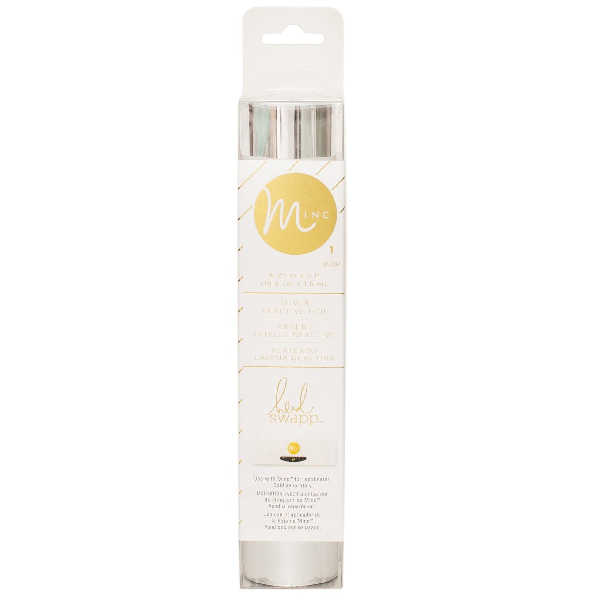 Heidi Swapp Craft Materials Silver - 6in x 5ft Heidi Swapp Minc Reactive Foil Roll - Available in Multiple Styles