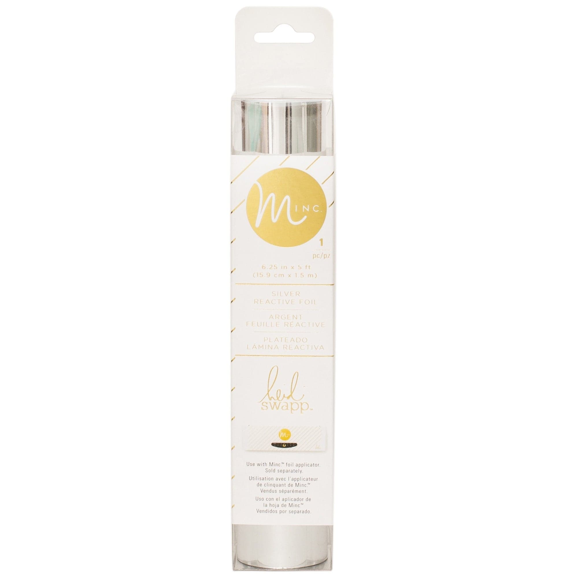 Heidi Swapp Craft Materials Silver - 6in x 5ft Heidi Swapp Minc Reactive Foil Roll - Available in Multiple Styles