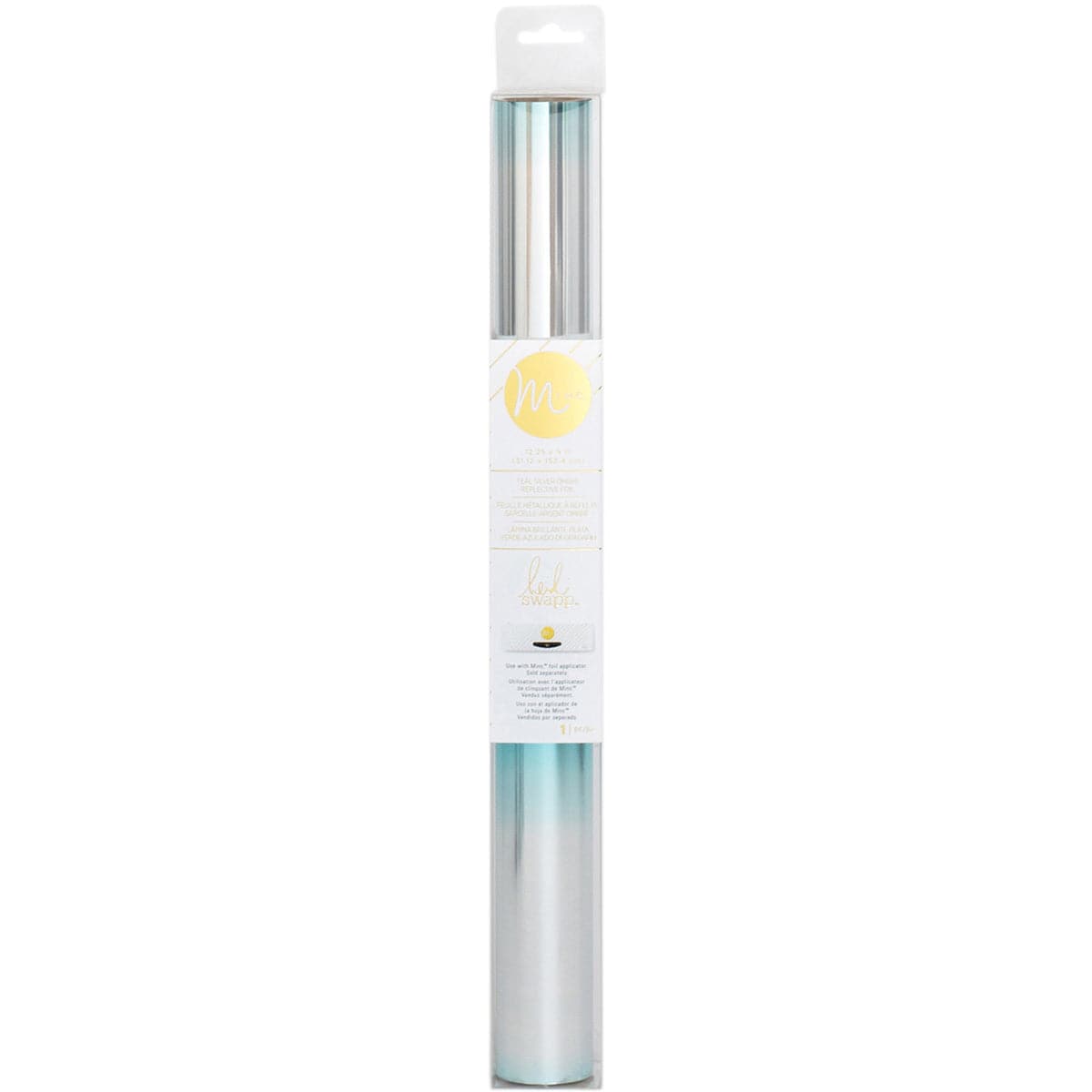 Heidi Swapp Craft Materials Teal/Silver Ombre - 12.25in x 5ft Heidi Swapp Minc Reactive Foil Roll - Available in Multiple Styles