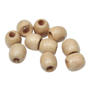 Little Birdie 16mm Wooden Beads Oval Polished