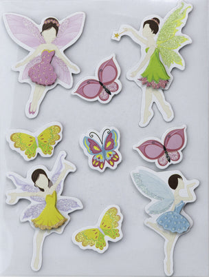 Little Birdie 3D Embellishment 9/Pkg Fairy Tale
