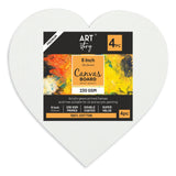 Load image into Gallery viewer, Little Birdie 6&quot; 4/Pkg Canvas Boards - Heart