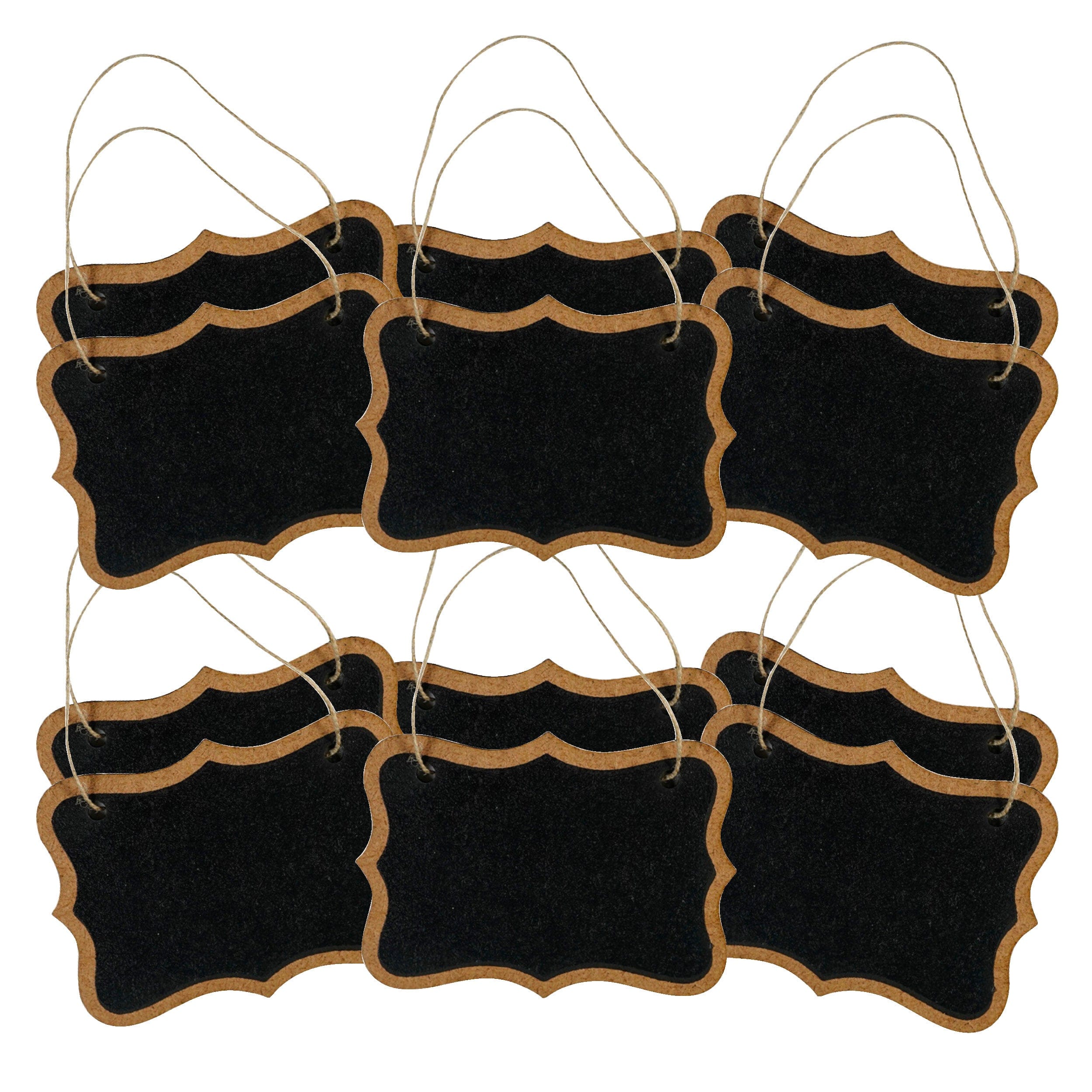 Little Birdie Chalkboard Braces - Pack of 6 Hanging Mini Chalkboard Signs