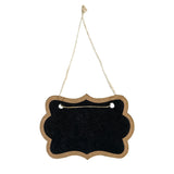 Load image into Gallery viewer, Little Birdie Chalkboard Scalloped Oval Hanging Mini Chalkboard Signs