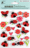 Load image into Gallery viewer, Little Birdie Glitter Embellishments 20/Pkg Ladybug Love