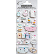 Little Birdie Little Birdie - 16 Pack 3D Embellishments – Bath Time