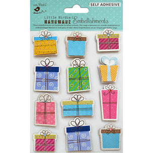 Little Birdie - 12 Pack 3D Embellishments – Gifts Galore