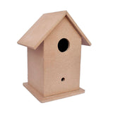 Load image into Gallery viewer, Little Birdie Little Birdie MDF Base Bird House 5.5&quot; x 7&quot; - Pack of 3 | DIY Unfinished Wood Craft | Paintable Birdhouse for Kids &amp; Adults | Ideal for Home Décor, School Projects &amp; Arts and Crafts
