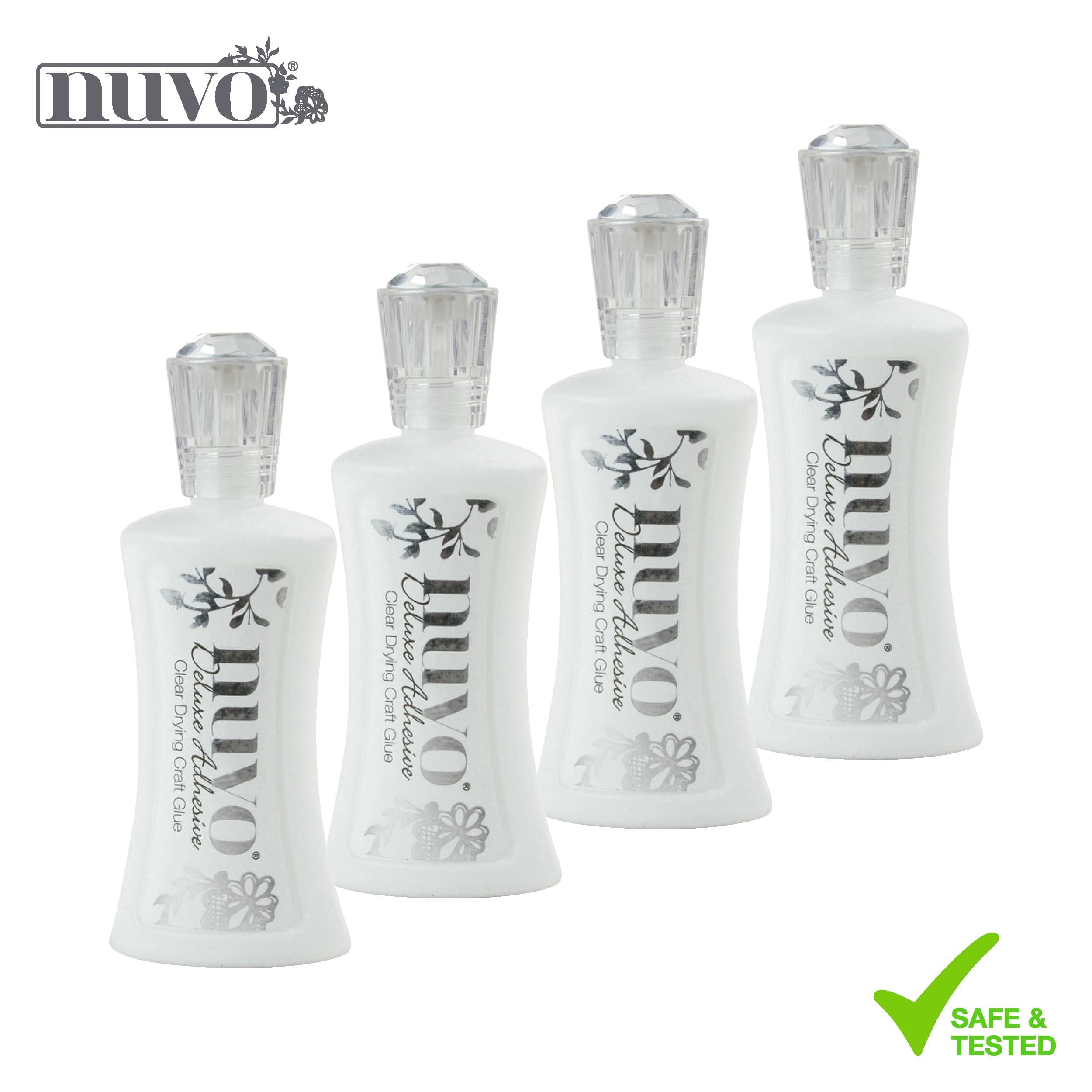 Nuvo Adhesives Multipack of Nuvo - Adhesives - Deluxe Adhesive - Pack of 4-  200n4